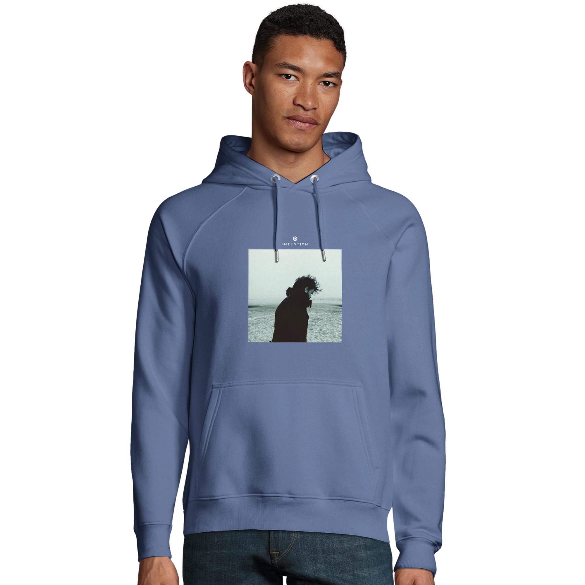 Strength - "Misty Mind" Hoodie Blue 3