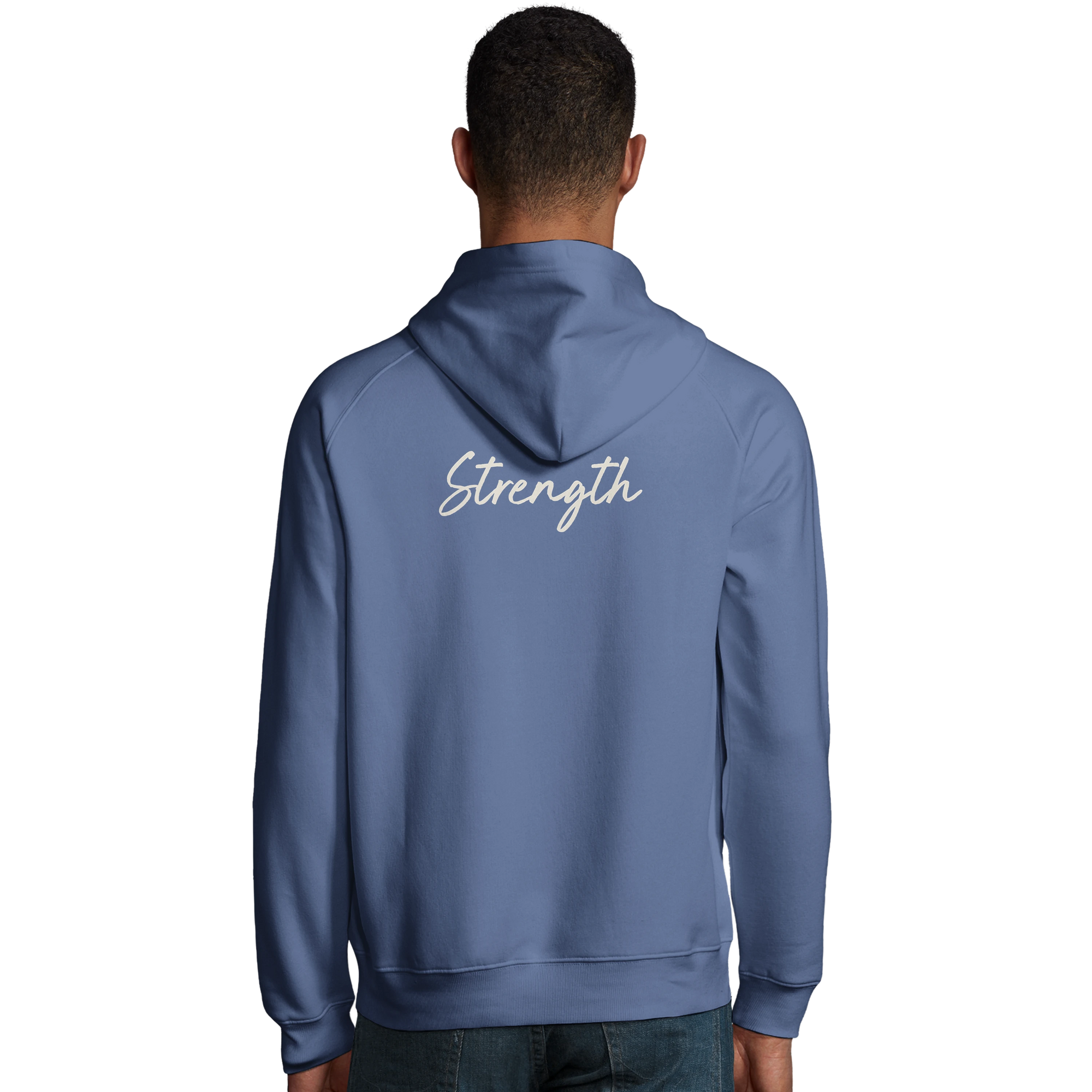 Strength - "Misty Mind" Hoodie Blue 4