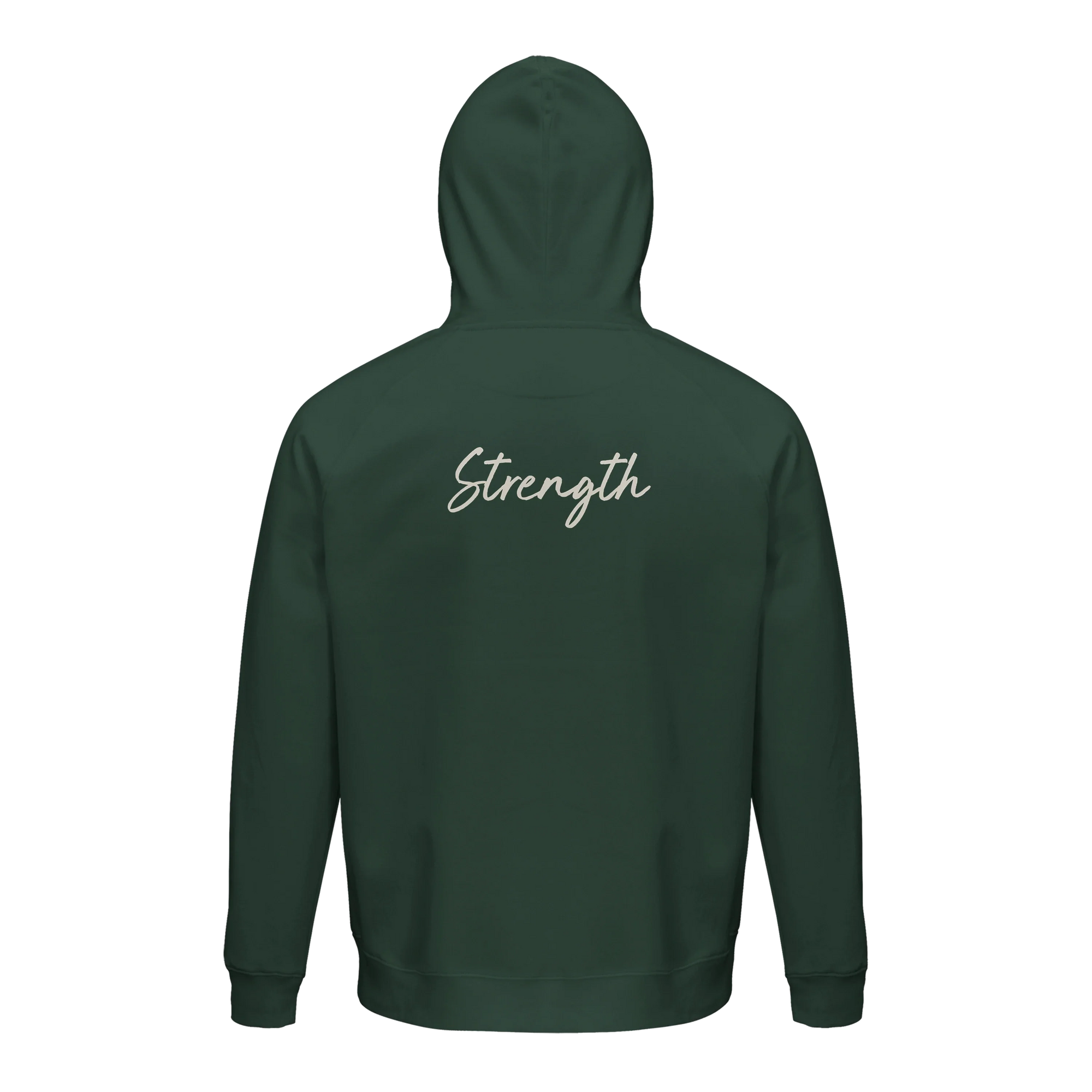 Strength - "Misty Mind" Hoodie Bottle Green 2