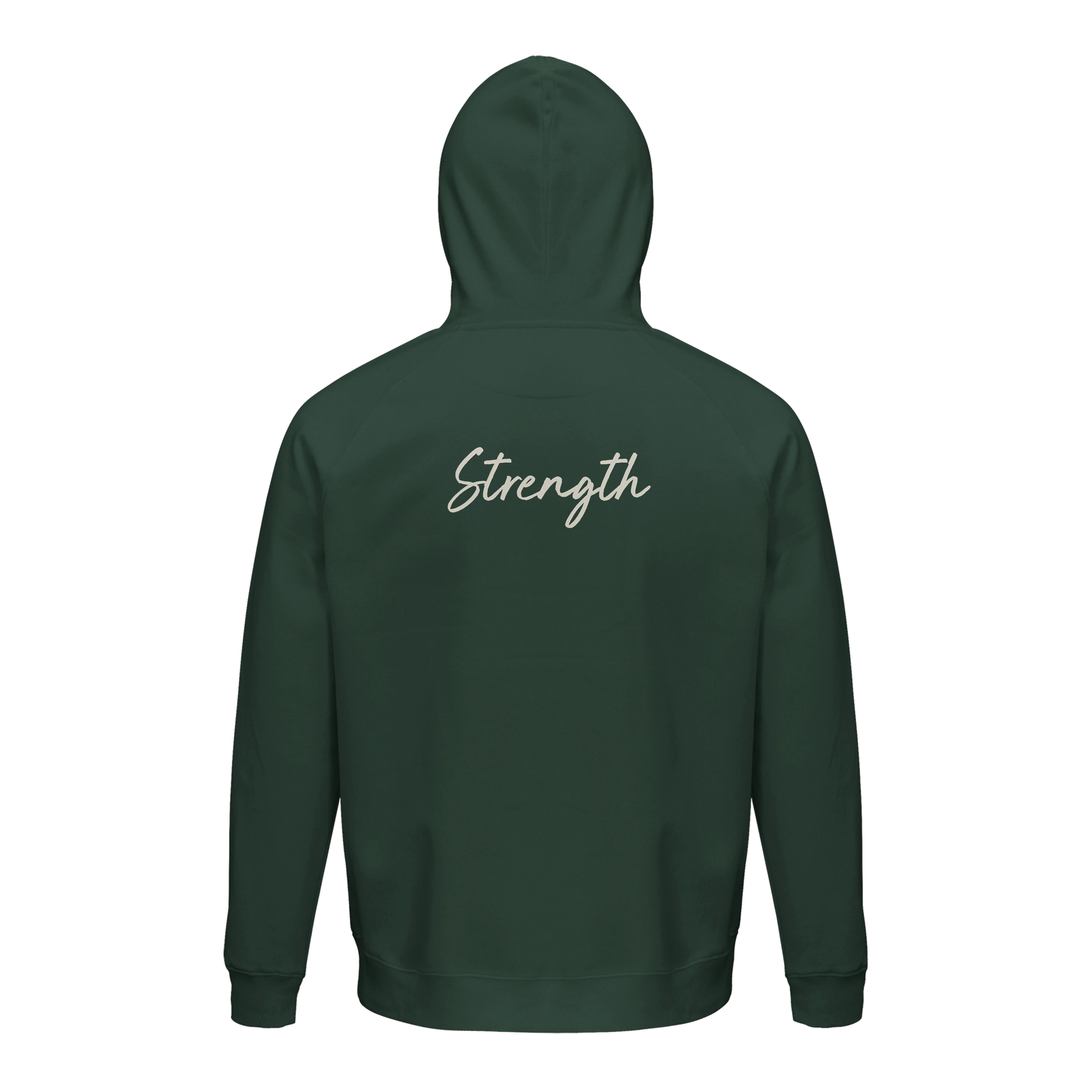 Strength - "Misty Mind" Hoodie Bottle Green 2