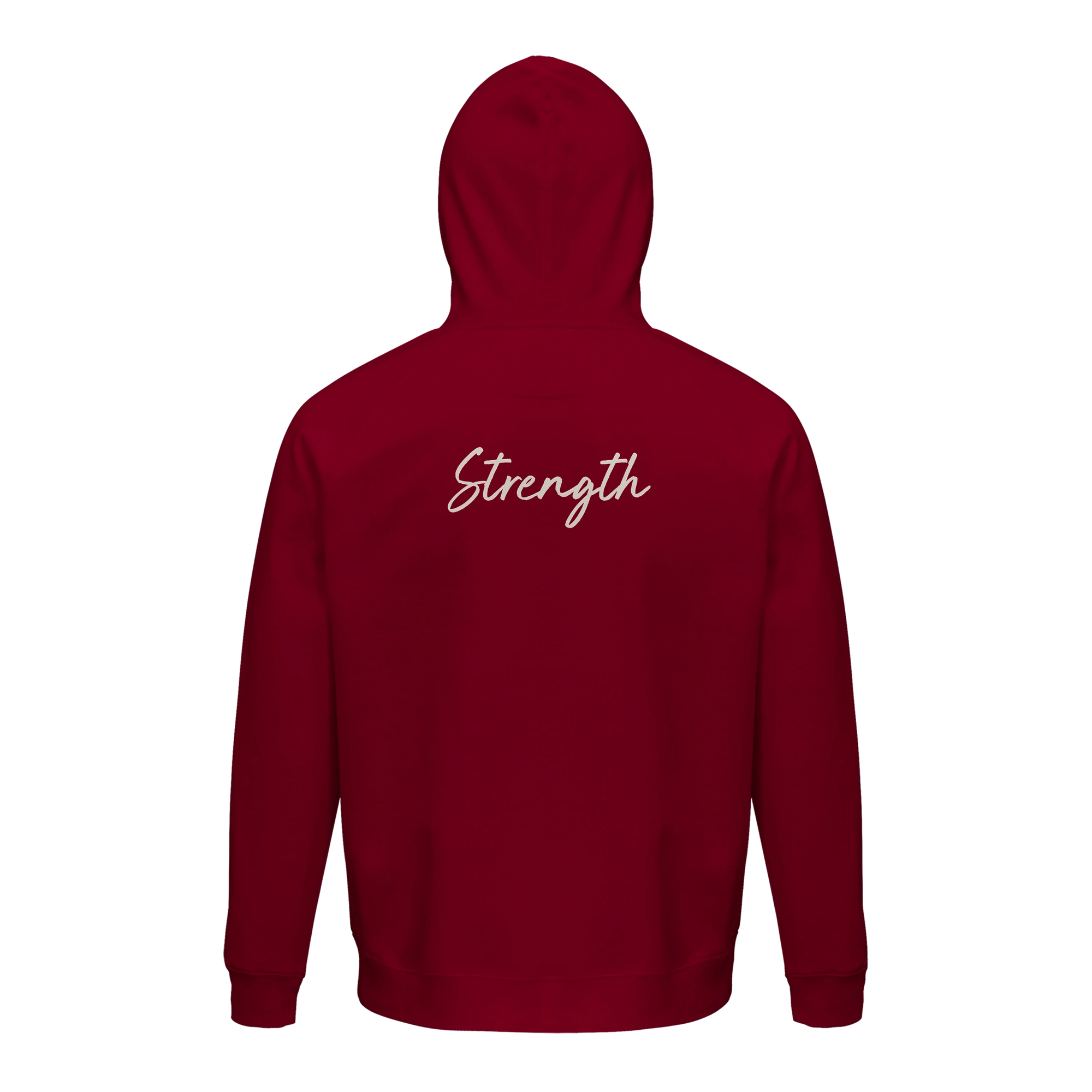 Strength - "Misty Mind" Hoodie Burgundy 2