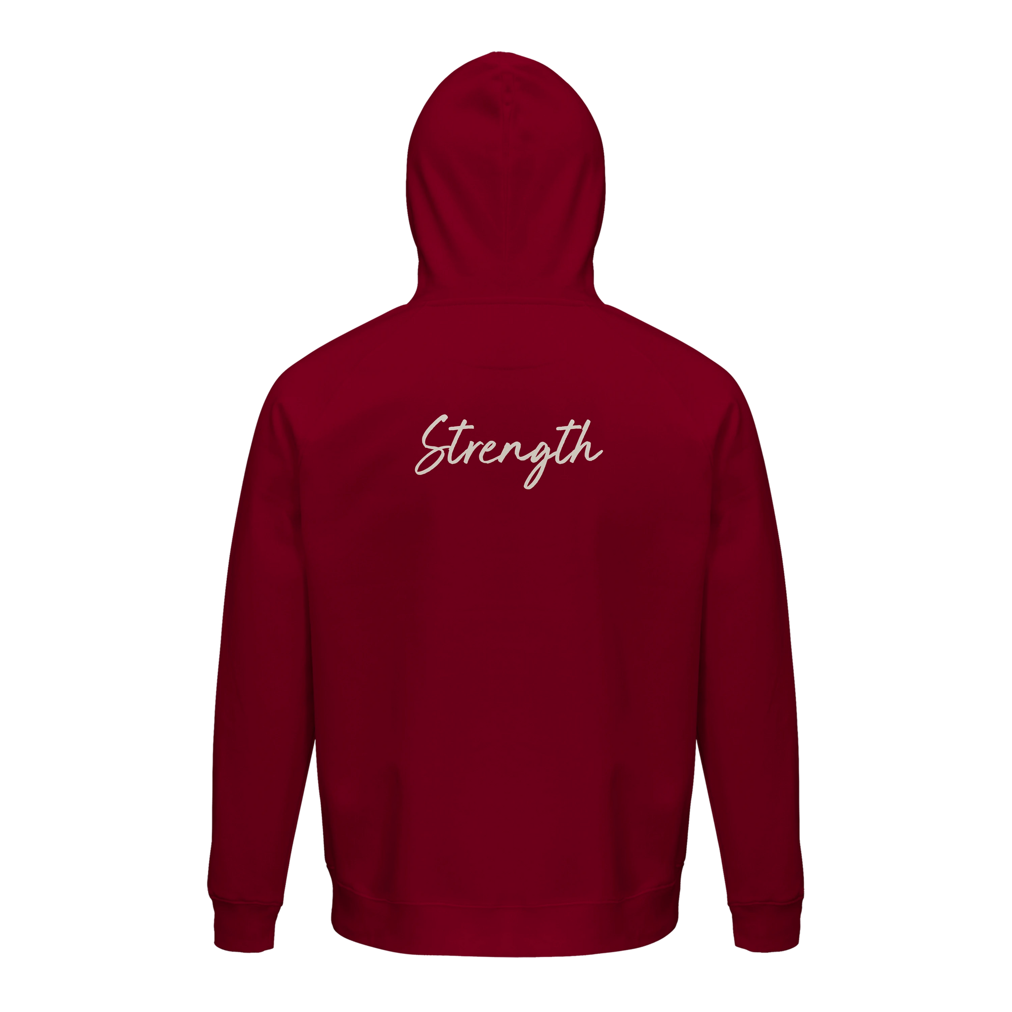Strength - "Misty Mind" Hoodie Burgundy 2
