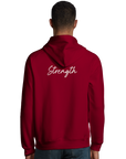 Strength - "Misty Mind" Hoodie Burgundy 4