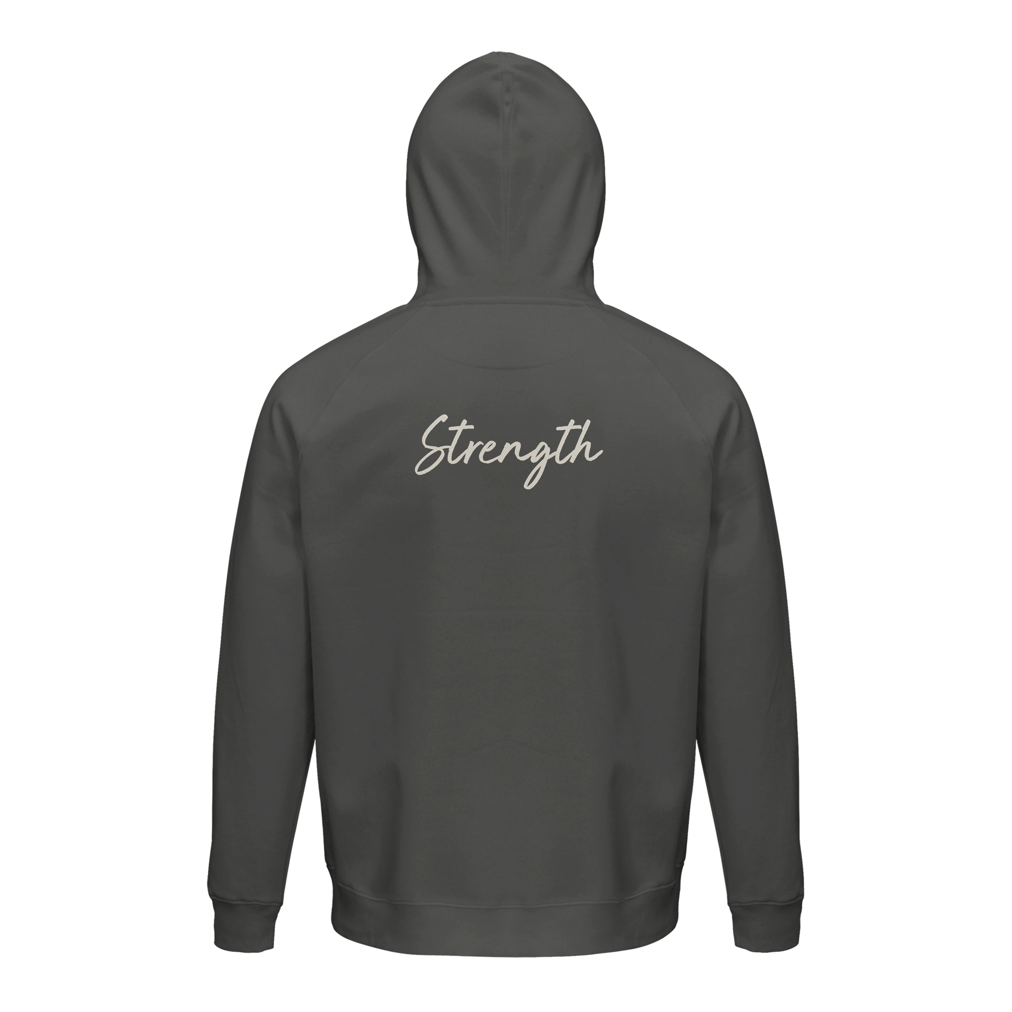 Strength - "Misty Mind" Hoodie charcoal melange 2