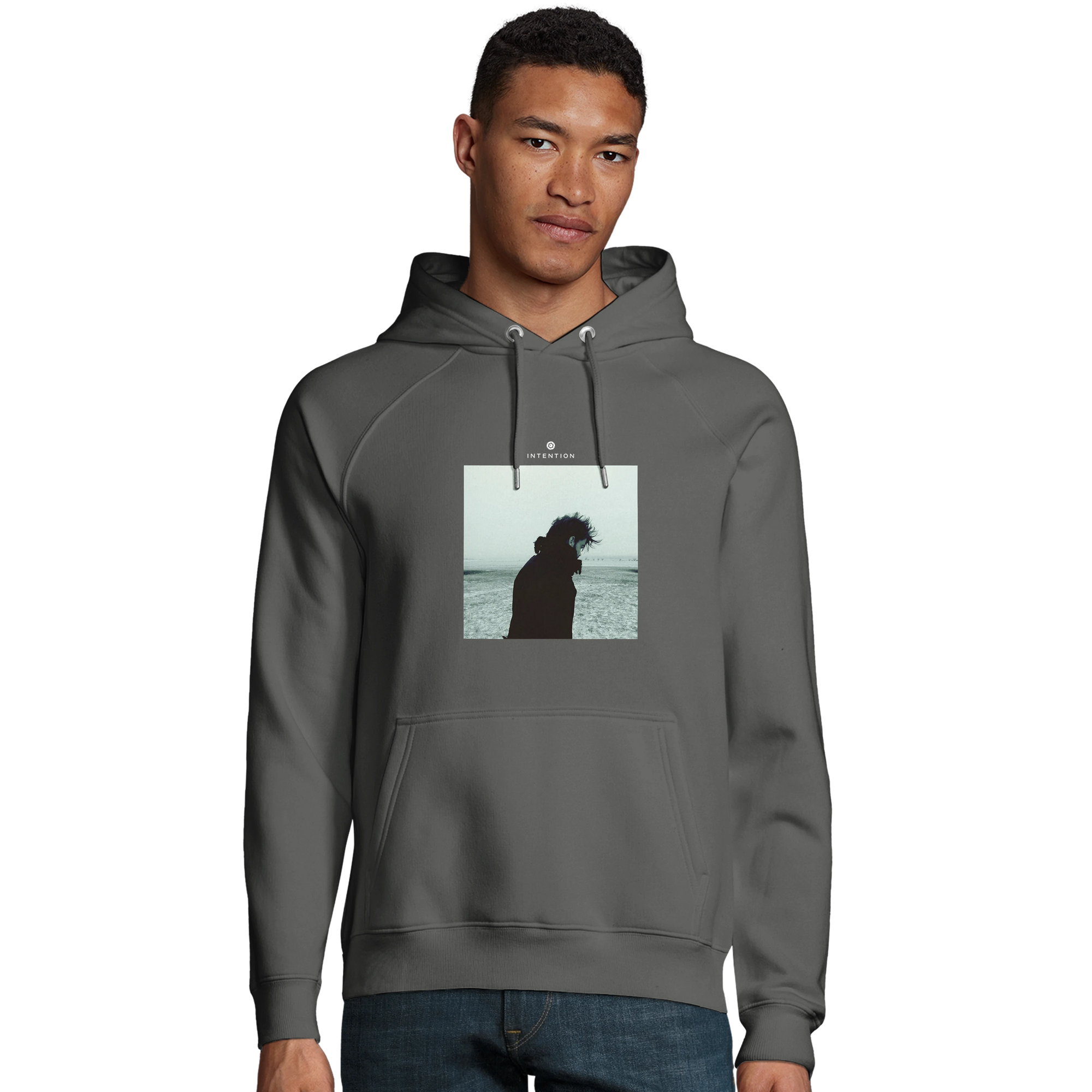 Strength - "Misty Mind" Hoodie charcoal melange 3