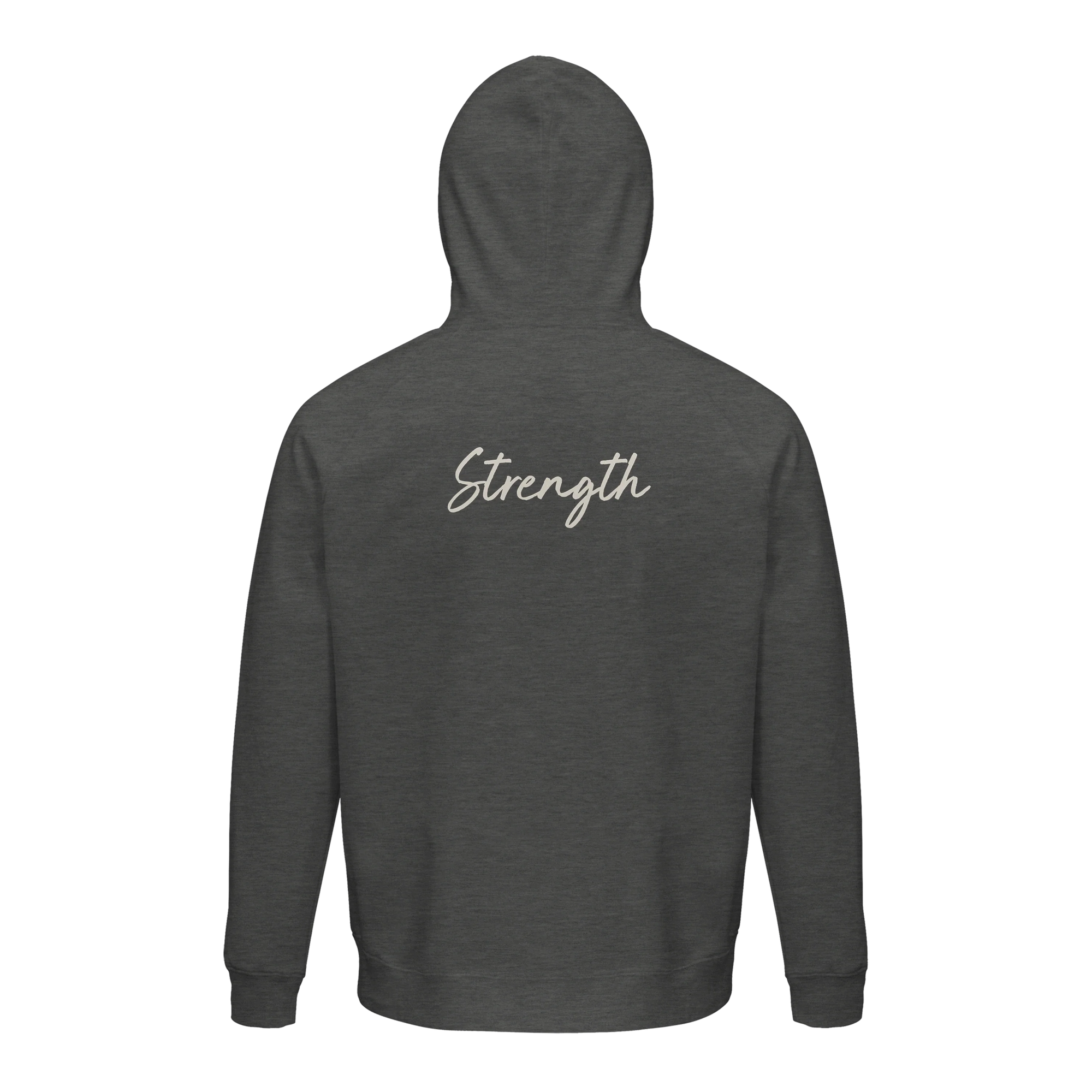 Strength - "Misty Mind" Hoodie Grey Melange 2