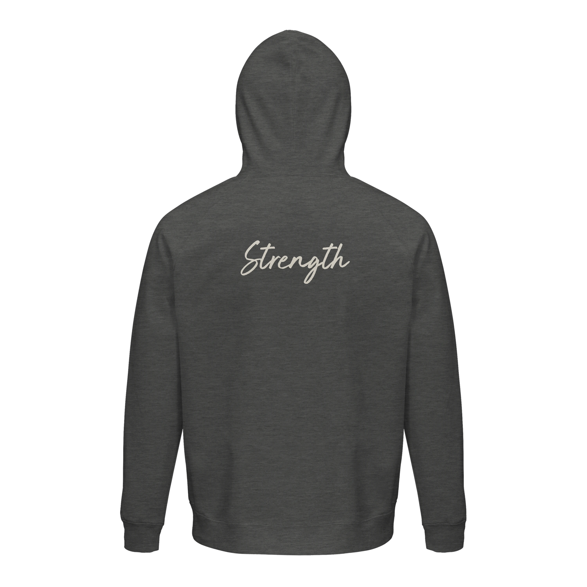 Strength - "Misty Mind" Hoodie Grey Melange 2