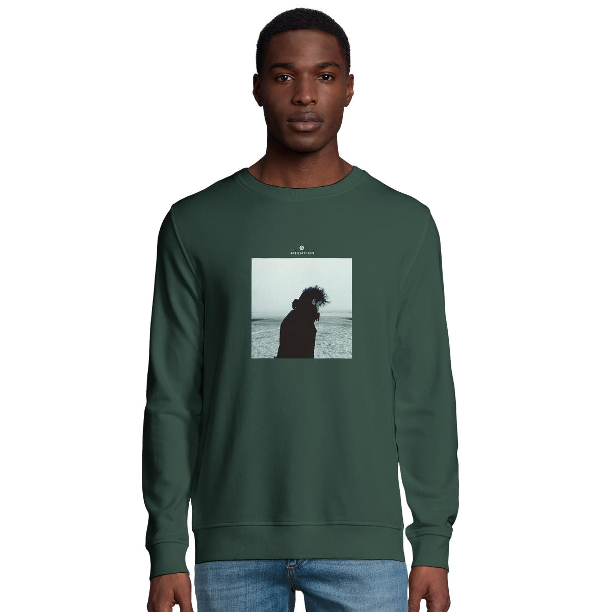 Strength - "Misty Mind" Sweatshirt Bottle Green 4
