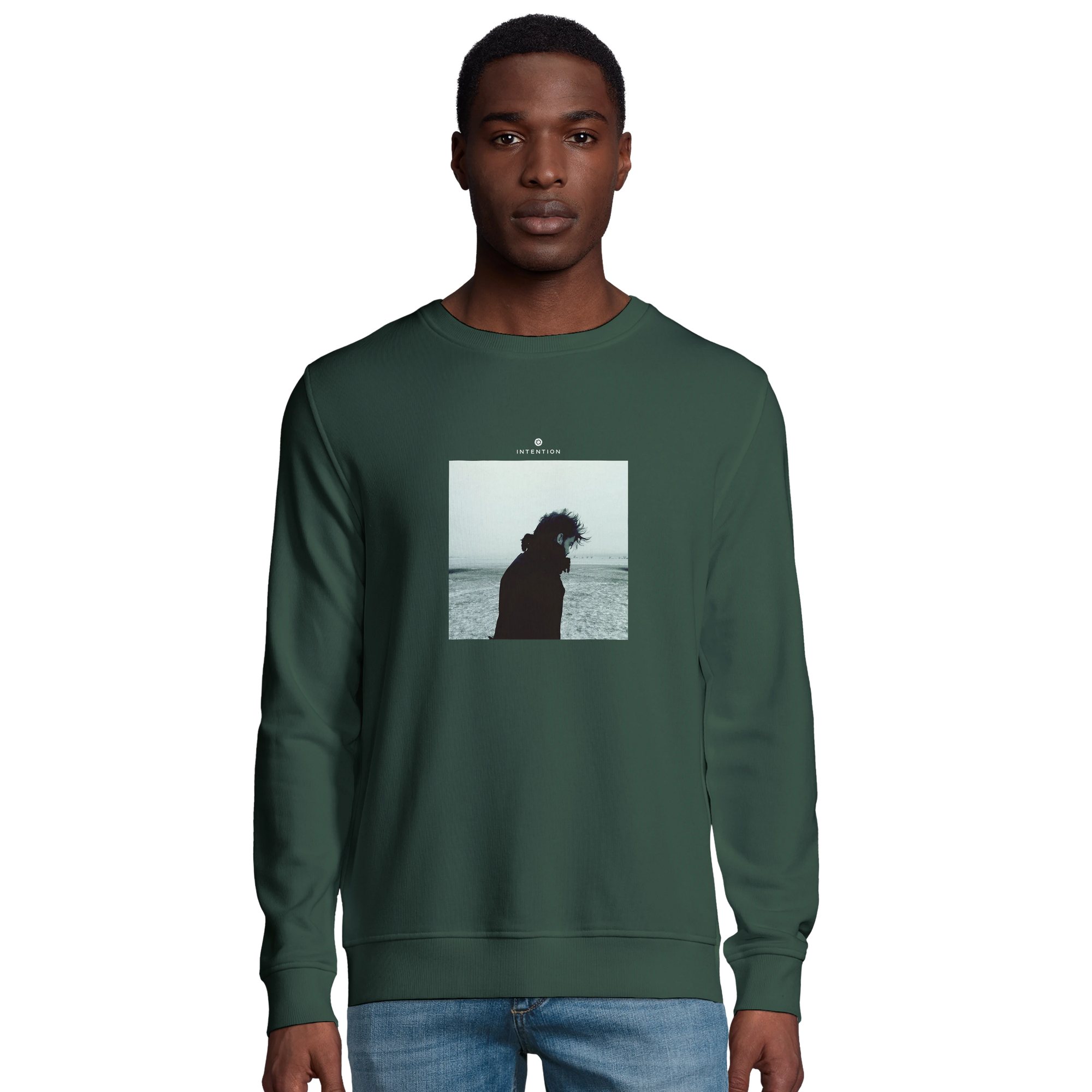Strength - "Misty Mind" Sweatshirt Bottle Green 4