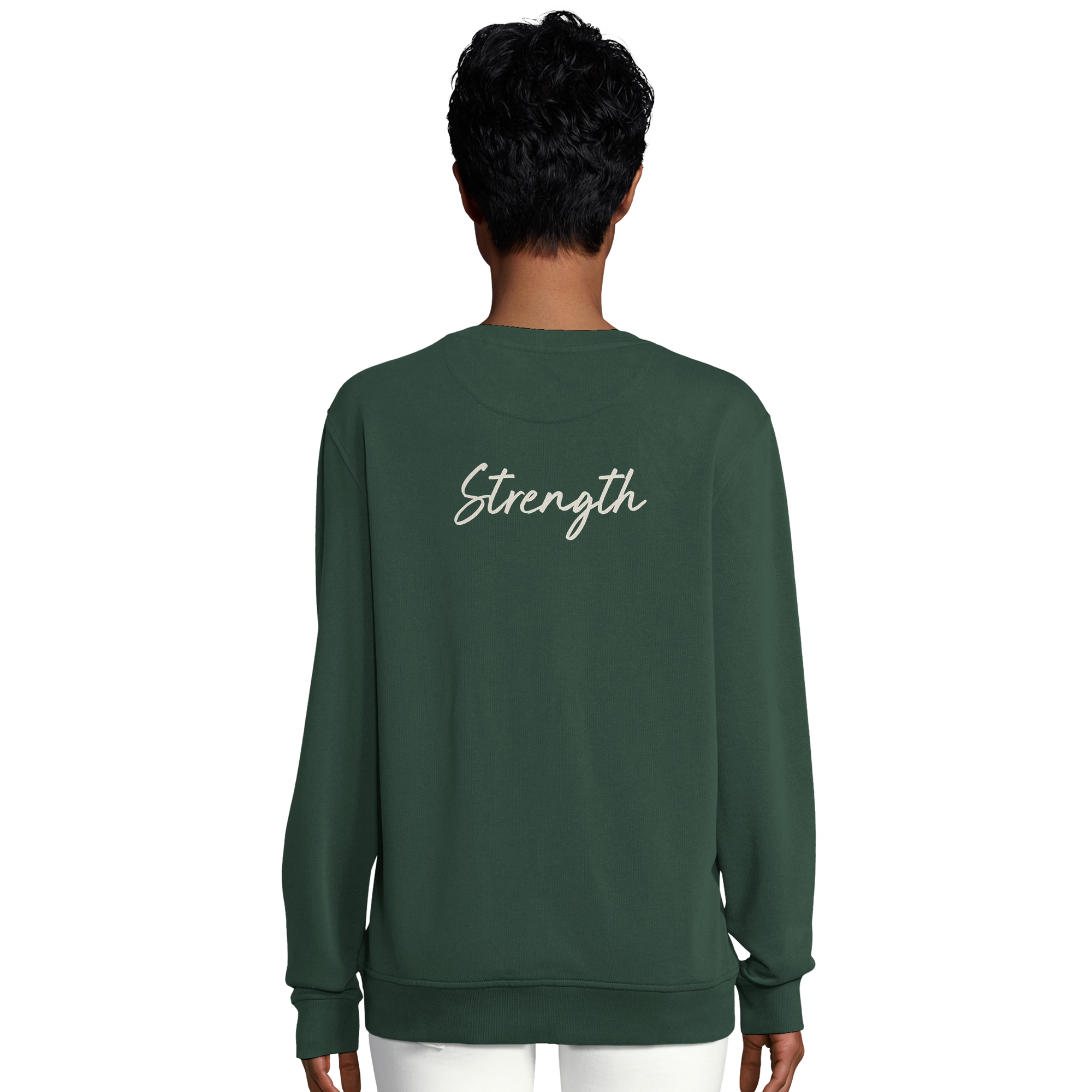 Strength - "Misty Mind" Sweatshirt Bottle Green 7