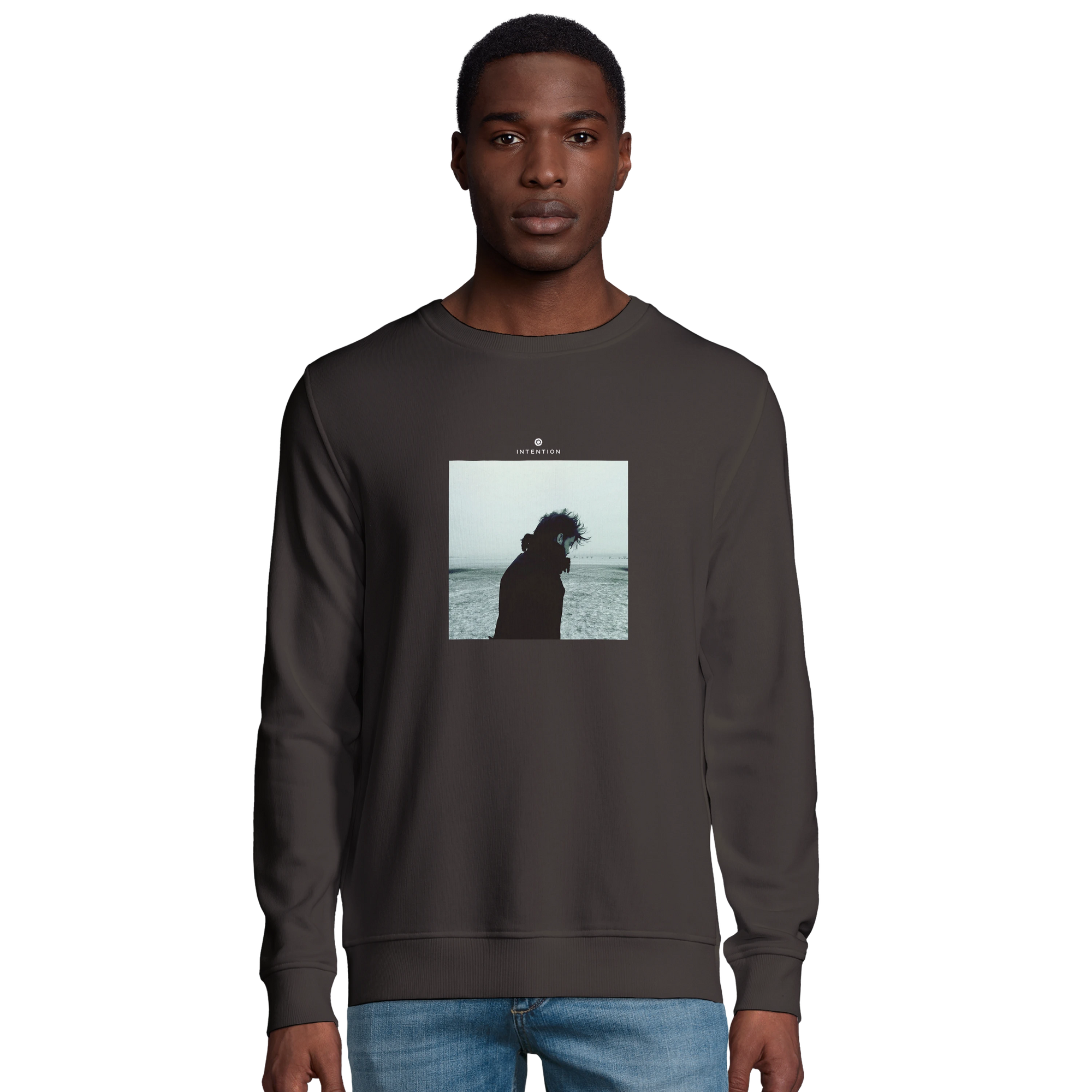 Strength - "Misty Mind" Sweatshirt deep charcoal grey 3