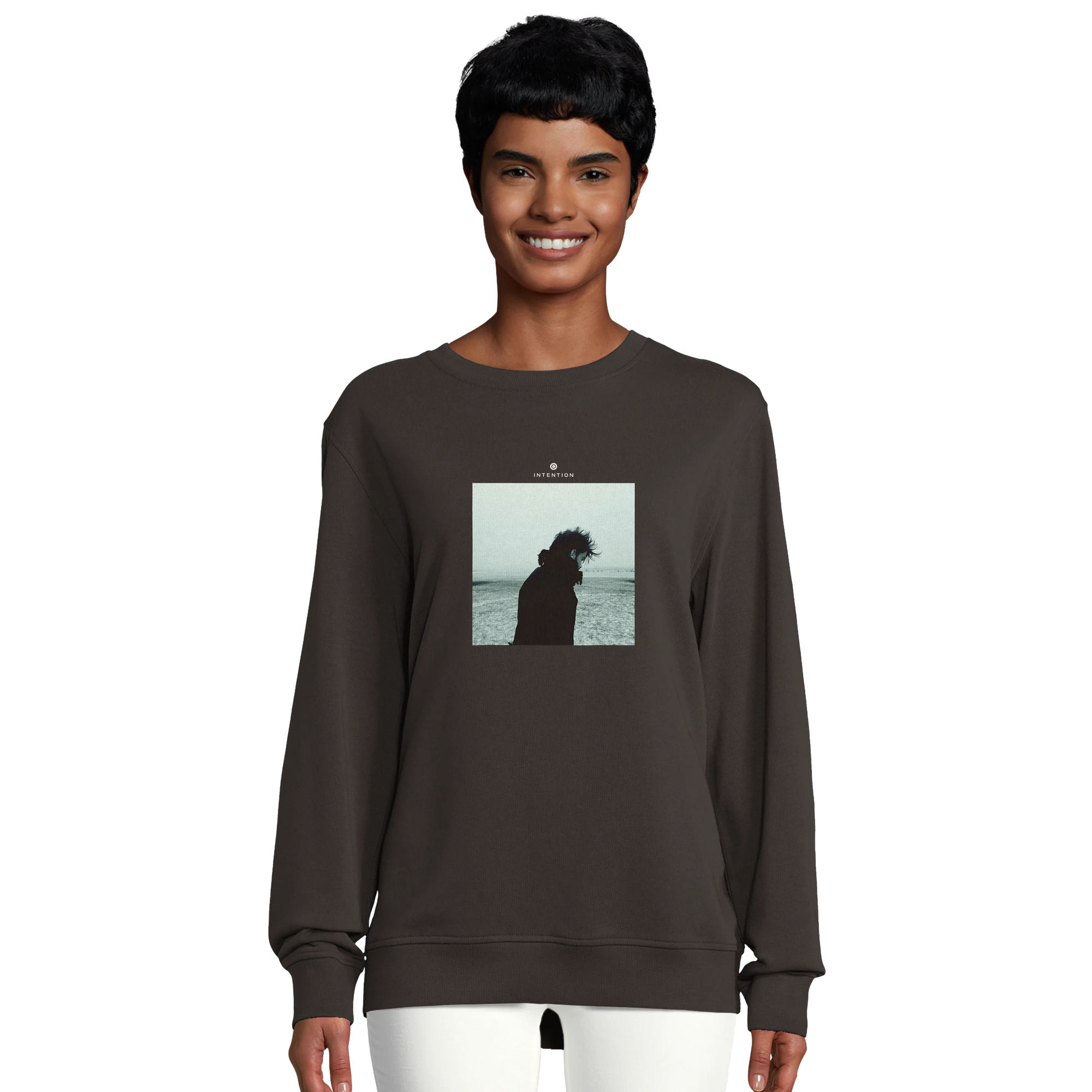 Strength - "Misty Mind" Sweatshirt deep charcoal grey 5