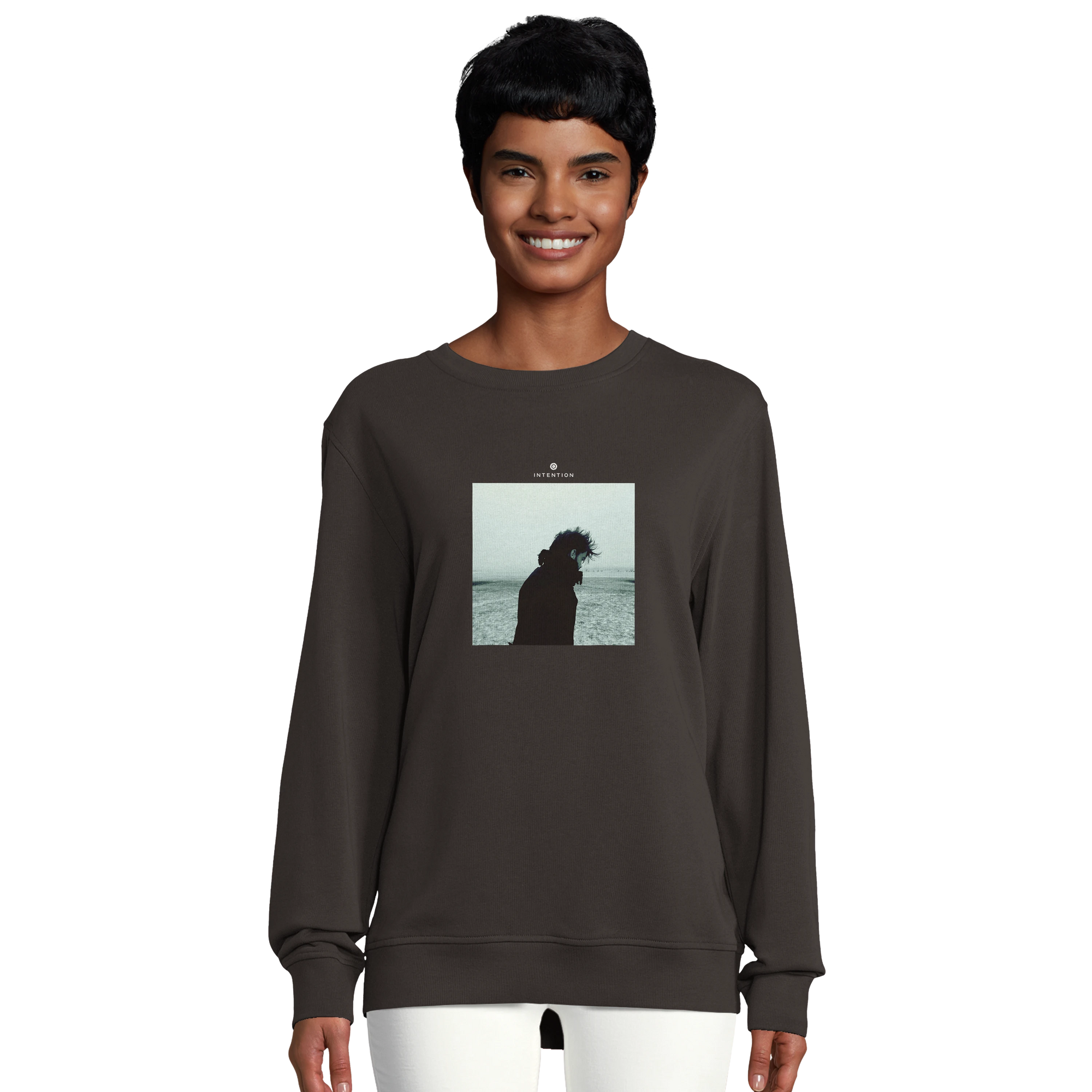 Strength - "Misty Mind" Sweatshirt deep charcoal grey 5