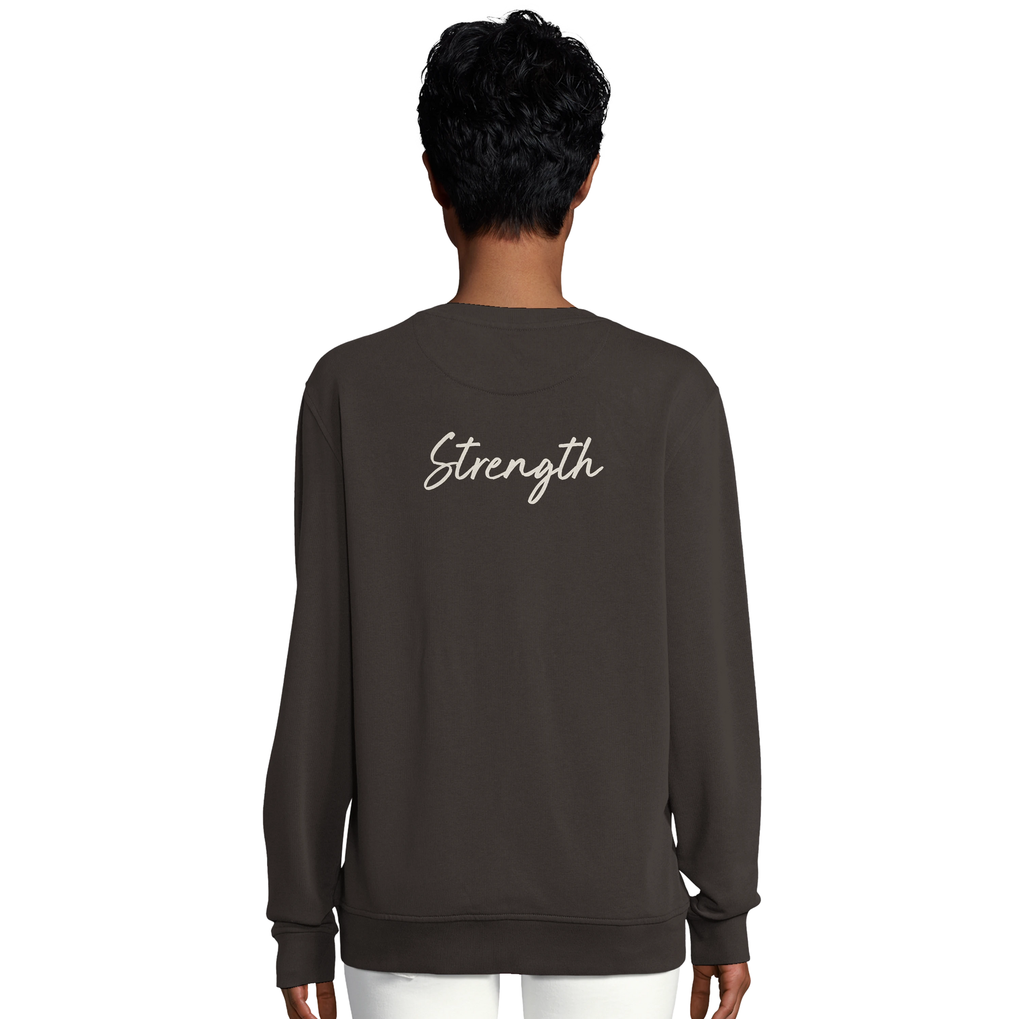 Strength - "Misty Mind" Sweatshirt deep charcoal grey 6