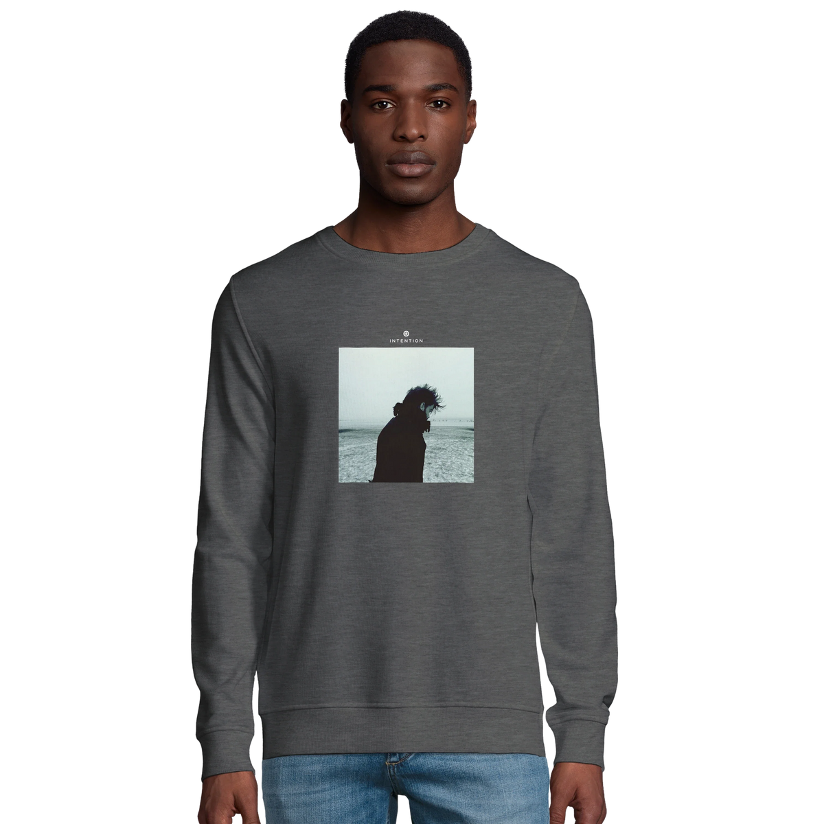 Strength - "Misty Mind" Sweatshirt Grey Melange 3