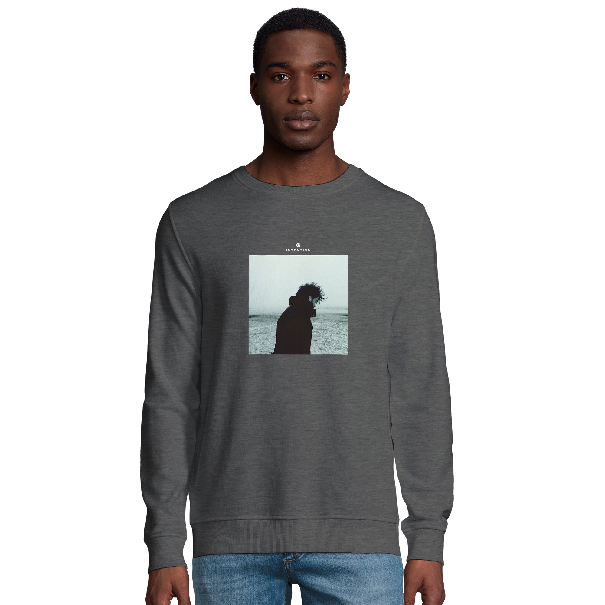 Strength - "Misty Mind" Sweatshirt Grey Melange 3