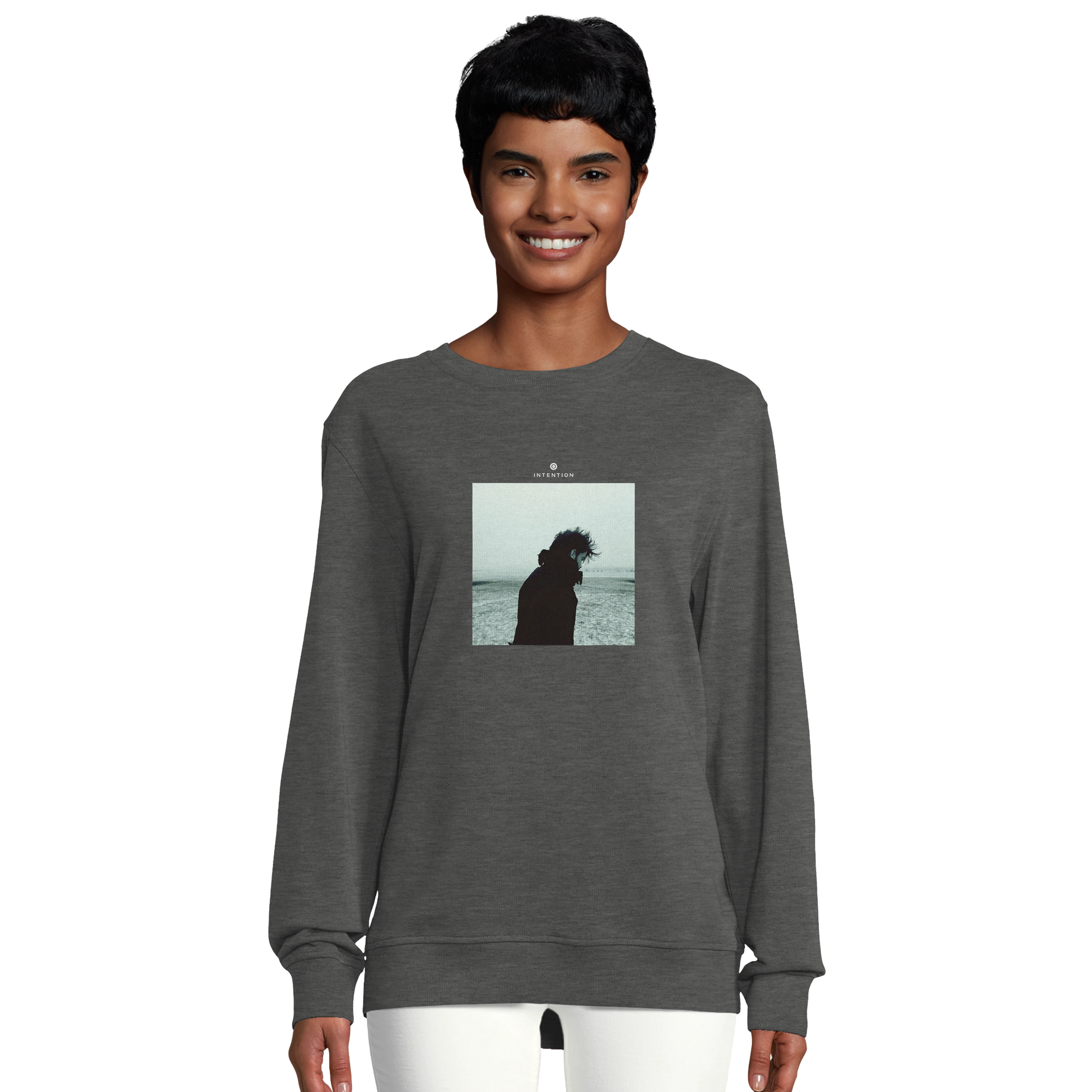 Strength - "Misty Mind" Sweatshirt Grey Melange 5