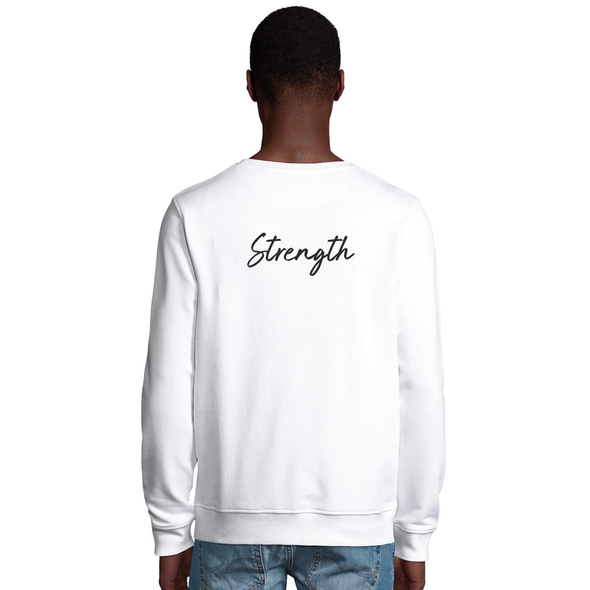 Strength - "Misty Mind" Sweatshirt White 4