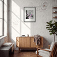 Synch'd Hands Framed print 45x60 cm / 18x24″ Black frame in interior