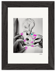 Synch'd Hands Framed print 13x18 cm / 5x7″ Black frame 66