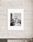 Synch'd Hands Framed print 13x18 cm / 5x7″ White frame 2