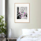 Synch'd Hands Framed print 13x18 cm / 5x7″ White frame 5