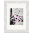 Synch'd Hands Framed print 13x18 cm / 5x7″ White frame 23