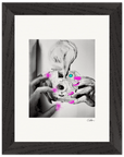 Synch'd Hands Framed print 15x20 cm / 6x8″ Black frame 57