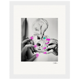 Synch'd Hands Framed print 15x20 cm / 6x8″ White frame 15