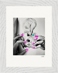 Synch'd Hands Framed print 15x20 cm / 6x8″ White frame 24