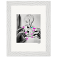 Synch'd Hands Framed print 15x20 cm / 6x8″ White frame 24