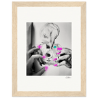 Synch'd Hands Framed print 15x20 cm / 6x8″ Wood frame 24