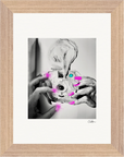 Synch'd Hands Framed print 15x20 cm / 6x8″ Wood frame 43