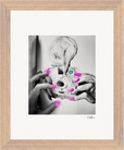 Synch'd Hands Framed print 20x25 cm / 8x10″ Wood frame 41