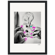 Synch'd Hands Framed print 21x29.7 cm / 8x12" Black frame 76