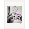 Synch'd Hands Framed print 21x29.7 cm / 8x12" White frame 9