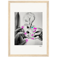 Synch'd Hands Framed print 21x29.7 cm / 8x12" Wood frame 29