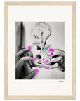 Synch'd Hands Framed print 21x29.7 cm / 8x12" Wood frame 29