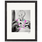 Synch'd Hands Framed print 27x35 cm / 11x14″ Black frame 54