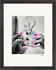 Synch'd Hands Framed print 27x35 cm / 11x14″ Black frame 54