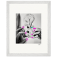 Synch'd Hands Framed print 27x35 cm / 11x14″ White frame 6