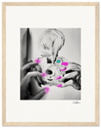 Synch'd Hands Framed print 27x35 cm / 11x14″ Wood frame 35