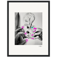 Synch'd Hands Framed print 30x40 cm / 12x16″ Black frame 68