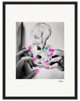 Synch'd Hands Framed print 30x40 cm / 12x16″ Black frame 68