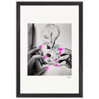 Synch'd Hands Framed print 30x45 cm / 12x18″ Black frame 62