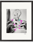 Synch'd Hands Framed print 40x50 cm / 16x20″ Black frame 48