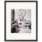 Synch'd Hands Framed print 40x50 cm / 16x20″ Black frame 48