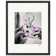 Synch'd Hands Framed print 40x50 cm / 16x20″ Black frame 48