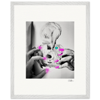 Synch'd Hands Framed print 40x50 cm / 16x20″ White frame 13