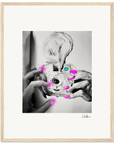 Synch'd Hands Framed print 40x50 cm / 16x20″ Wood frame 28